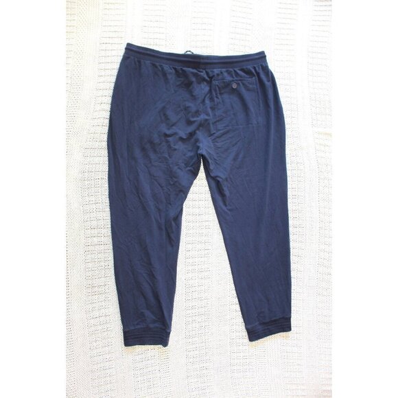 Rhone Bolinas Beach Men Jogger Navy Blue Pants Size XXL elastic drawstring waist - Picture 7 of 12